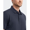 image:imageM MAELREG Golf Shirts for Men Dry Fit Performance Chest Print Color Block Moisture Wicking Casual Short Sleeve Polo ShirtsB Dark Grey