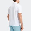 image:imageM MAELREG Golf Shirts for Men Dry Fit Performance Chest Print Color Block Moisture Wicking Casual Short Sleeve Polo ShirtsB White