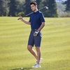 image:imageM MAELREG Golf Shirts for Men Dry Fit Performance Chest Print Color Block Moisture Wicking Casual Short Sleeve Polo ShirtsB White