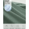 image:imageM MAELREG Golf Shirts for Men Dry Fit Performance Lightweight Heather Contrast Collar Mens Polo Shirts Short and Long SleeveCeladon Green Heather Short