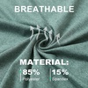 image:imageM MAELREG Golf Shirts for Men Dry Fit Performance Lightweight Heather Contrast Collar Mens Polo Shirts Short and Long SleeveDark Green Heather