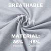 image:imageM MAELREG Golf Shirts for Men Dry Fit Performance Lightweight Heather Contrast Collar Mens Polo Shirts Short and Long SleeveFaded Denim Heather