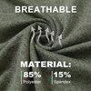image:imageM MAELREG Golf Shirts for Men Dry Fit Performance Lightweight Heather Contrast Collar Mens Polo Shirts Short and Long SleeveOlive Green Heather