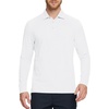 image:imageM MAELREG Golf Shirts for Men Dry Fit Performance Lightweight Heather Contrast Collar Mens Polo Shirts Short and Long SleeveWhite
