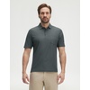 image:imageM MAELREG Golf Shirts for Men Heather Pocket Lightweight Moisture Wicking Cllared Stretch Mens Polo Shirts Short SleeveBlack