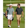image:imageM MAELREG Golf Shirts for Men Heather Pocket Lightweight Moisture Wicking Cllared Stretch Mens Polo Shirts Short SleeveBrown