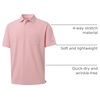 image:imageM MAELREG Golf Shirts for Men Heather Pocket Lightweight Moisture Wicking Cllared Stretch Mens Polo Shirts Short SleeveCandy Pink