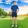 image:imageM MAELREG Golf Shirts for Men Heather Pocket Lightweight Moisture Wicking Cllared Stretch Mens Polo Shirts Short SleeveCobalt