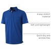 image:imageM MAELREG Golf Shirts for Men Heather Pocket Lightweight Moisture Wicking Cllared Stretch Mens Polo Shirts Short SleeveCobalt
