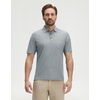 image:imageM MAELREG Golf Shirts for Men Heather Pocket Lightweight Moisture Wicking Cllared Stretch Mens Polo Shirts Short SleeveDark Blue