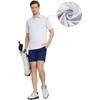 image:imageM MAELREG Golf Shirts for Men Heather Pocket Lightweight Moisture Wicking Cllared Stretch Mens Polo Shirts Short SleeveGrey