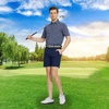 image:imageM MAELREG Golf Shirts for Men Heather Pocket Lightweight Moisture Wicking Cllared Stretch Mens Polo Shirts Short SleeveNavy