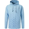 image:imageM MAELREG Hoodies Golf Fleece Print Performance Dry Fit Lightweight Athletic Casual Pockets Hooded Pullover SweatshirtsBlue Dinosaur