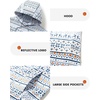 image:imageM MAELREG Hoodies Golf Fleece Print Performance Dry Fit Lightweight Athletic Casual Pockets Hooded Pullover SweatshirtsChristmas Snowflake