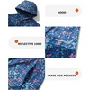 image:imageM MAELREG Hoodies Golf Fleece Print Performance Dry Fit Lightweight Athletic Casual Pockets Hooded Pullover SweatshirtsNavy Colorful Flower
