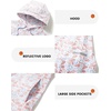 image:imageM MAELREG Hoodies Golf Fleece Print Performance Dry Fit Lightweight Athletic Casual Pockets Hooded Pullover SweatshirtsWhite Pizza