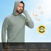 image:imageM MAELREG Hoodies for Men Golf Athletic Texture Sweatshirts Feather Weight Dry Fit Performance Midlayer Mens Hoodies PulloverGrey Green