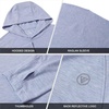 image:imageM MAELREG Hoodies for Men Golf Athletic Texture Sweatshirts Feather Weight Dry Fit Performance Midlayer Mens Hoodies PulloverLight Blue
