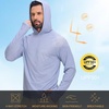image:imageM MAELREG Hoodies for Men Golf Athletic Texture Sweatshirts Feather Weight Dry Fit Performance Midlayer Mens Hoodies PulloverLight Blue
