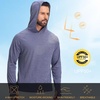 image:imageM MAELREG Hoodies for Men Golf Athletic Texture Sweatshirts Feather Weight Dry Fit Performance Midlayer Mens Hoodies PulloverLight Dark Blue Grid