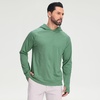 image:imageM MAELREG Hoodies for Men Golf Athletic Texture Sweatshirts Feather Weight Dry Fit Performance Midlayer Mens Hoodies PulloverLight Green