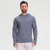 image:imageM MAELREG Hoodies for Men Golf Athletic Texture Sweatshirts Feather Weight Dry Fit Performance Midlayer Mens Hoodies PulloverMisty Blue White Grid