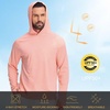 image:imageM MAELREG Hoodies for Men Golf Athletic Texture Sweatshirts Feather Weight Dry Fit Performance Midlayer Mens Hoodies PulloverOrange Red Grid