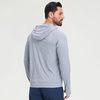 image:imageM MAELREG Hoodies for Men Golf Athletic Texture Sweatshirts Feather Weight Dry Fit Performance Midlayer Mens Hoodies PulloverWhite Light Blue Grid