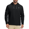 image:imageM MAELREG Hoodies for Men Golf Fleece Hooded Sweatshirts Dry Fit Athletic Lightweight Casual Midlayer Mens Hoodies PulloverMg00 Black