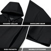 image:imageM MAELREG Hoodies for Men Golf Fleece Hooded Sweatshirts Dry Fit Athletic Lightweight Casual Midlayer Mens Hoodies PulloverMg00 Black
