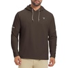 image:imageM MAELREG Hoodies for Men Golf Fleece Hooded Sweatshirts Dry Fit Athletic Lightweight Casual Midlayer Mens Hoodies PulloverMg00 Coffee Brown