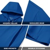 image:imageM MAELREG Hoodies for Men Golf Fleece Hooded Sweatshirts Dry Fit Athletic Lightweight Casual Midlayer Mens Hoodies PulloverMg00 Klein Blue