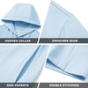 image:imageM MAELREG Hoodies for Men Golf Fleece Hooded Sweatshirts Dry Fit Athletic Lightweight Casual Midlayer Mens Hoodies PulloverMg00 Light Blue