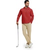 image:imageM MAELREG Hoodies for Men Golf Fleece Hooded Sweatshirts Dry Fit Athletic Lightweight Casual Midlayer Mens Hoodies PulloverMg00 Red