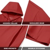 image:imageM MAELREG Hoodies for Men Golf Fleece Hooded Sweatshirts Dry Fit Athletic Lightweight Casual Midlayer Mens Hoodies PulloverMg00 Red