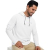 image:imageM MAELREG Hoodies for Men Golf Fleece Hooded Sweatshirts Dry Fit Athletic Lightweight Casual Midlayer Mens Hoodies PulloverMg00 White