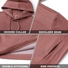 image:imageM MAELREG Hoodies for Men Golf Fleece Hooded Sweatshirts Dry Fit Athletic Lightweight Casual Midlayer Mens Hoodies PulloverMg01 Brick Heather