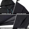 image:imageM MAELREG Hoodies for Men Golf Fleece Hooded Sweatshirts Dry Fit Athletic Lightweight Casual Midlayer Mens Hoodies PulloverMg01 Dark Grey Heather