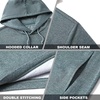 image:imageM MAELREG Hoodies for Men Golf Fleece Hooded Sweatshirts Dry Fit Athletic Lightweight Casual Midlayer Mens Hoodies PulloverMg01 Green Heather