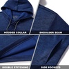 image:imageM MAELREG Hoodies for Men Golf Fleece Hooded Sweatshirts Dry Fit Athletic Lightweight Casual Midlayer Mens Hoodies PulloverMg02 Cobalt Heather