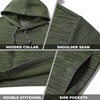 image:imageM MAELREG Hoodies for Men Golf Fleece Hooded Sweatshirts Dry Fit Athletic Lightweight Casual Midlayer Mens Hoodies PulloverMg02 Dark Green Heather