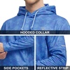 image:imageM MAELREG Hoodies for Men Golf Fleece Hooded Sweatshirts Dry Fit Athletic Lightweight Casual Midlayer Mens Hoodies PulloverMg03 Blue Abstract