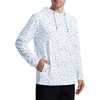 image:imageM MAELREG Hoodies for Men Golf Fleece Hooded Sweatshirts Dry Fit Athletic Lightweight Casual Midlayer Mens Hoodies PulloverMg03 Blue Navy Dot