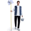 image:imageM MAELREG Hoodies for Men Golf Fleece Hooded Sweatshirts Dry Fit Athletic Lightweight Casual Midlayer Mens Hoodies PulloverMg03 Blue Navy Dot