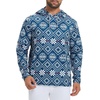 image:imageM MAELREG Hoodies for Men Golf Fleece Hooded Sweatshirts Dry Fit Athletic Lightweight Casual Midlayer Mens Hoodies PulloverMg03 Dark Blue Snowflake