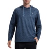 image:imageM MAELREG Hoodies for Men Golf Fleece Hooded Sweatshirts Dry Fit Athletic Lightweight Casual Midlayer Mens Hoodies PulloverMg03 Navy Leaf
