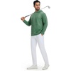 image:imageM MAELREG Hoodies for Men Golf Soft Hooded Sweatshirts Dry Fit Lightweight Casual Midlayer Print Mens Hoodies PulloverMg014 Green