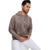 image:imageM MAELREG Hoodies for Men Golf Soft Hooded Sweatshirts Dry Fit Lightweight Casual Midlayer Print Mens Hoodies PulloverMg014 Grey Brown