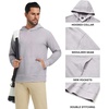 image:imageM MAELREG Hoodies for Men Golf Soft Hooded Sweatshirts Dry Fit Lightweight Casual Midlayer Print Mens Hoodies PulloverMg014 Light Purple