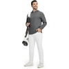 image:imageM MAELREG Hoodies for Men Texture Solid Color Sweatshirts Athletic Golf Midlayer Mens Hoodies Pullover Shirt with PocketGrey Heather